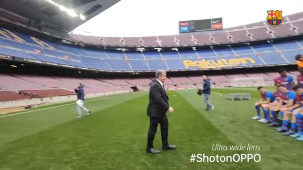 Behind the scenes: Barça’s team photo